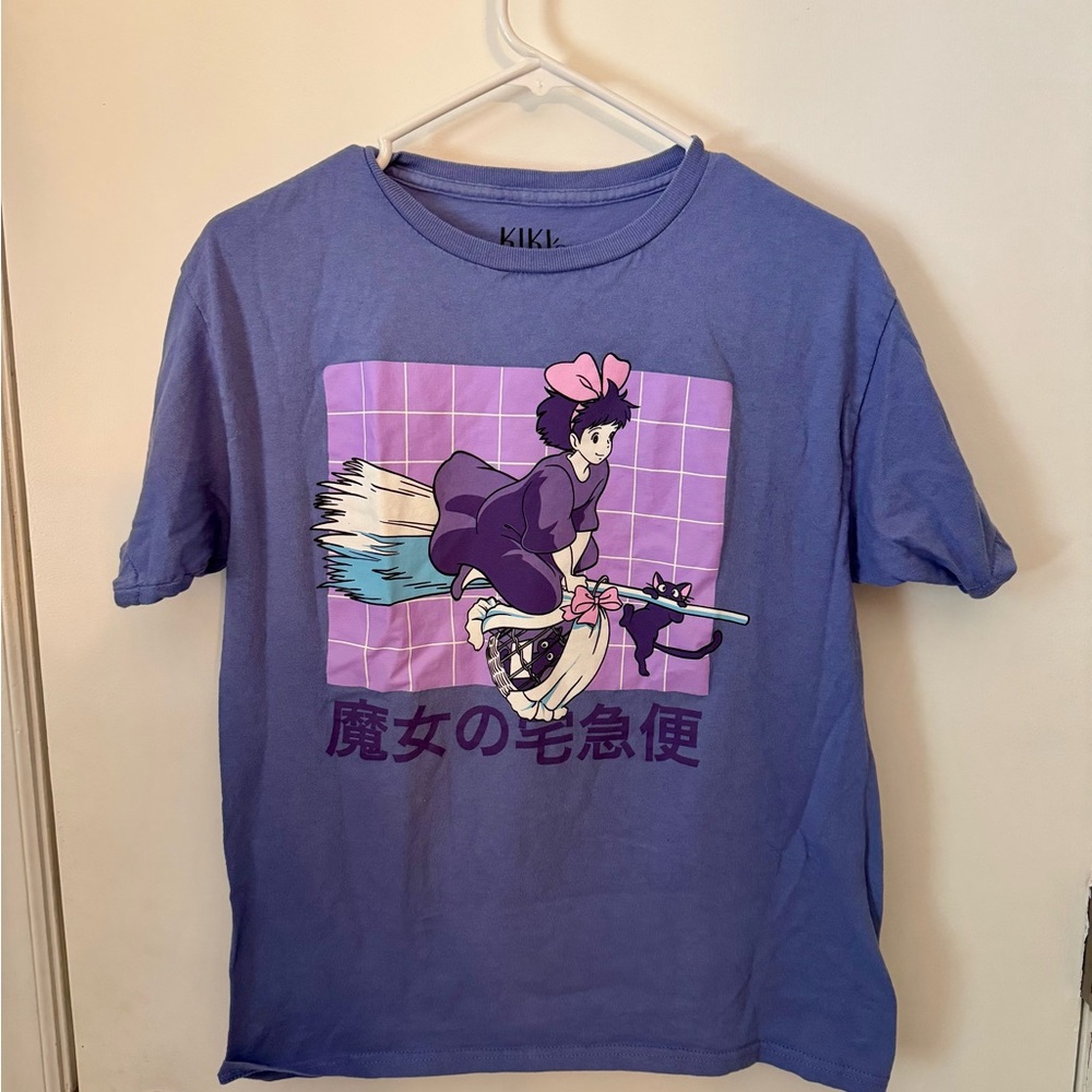 Kiki’s Delivery Service Ghibli Kids Purple T-Shirt